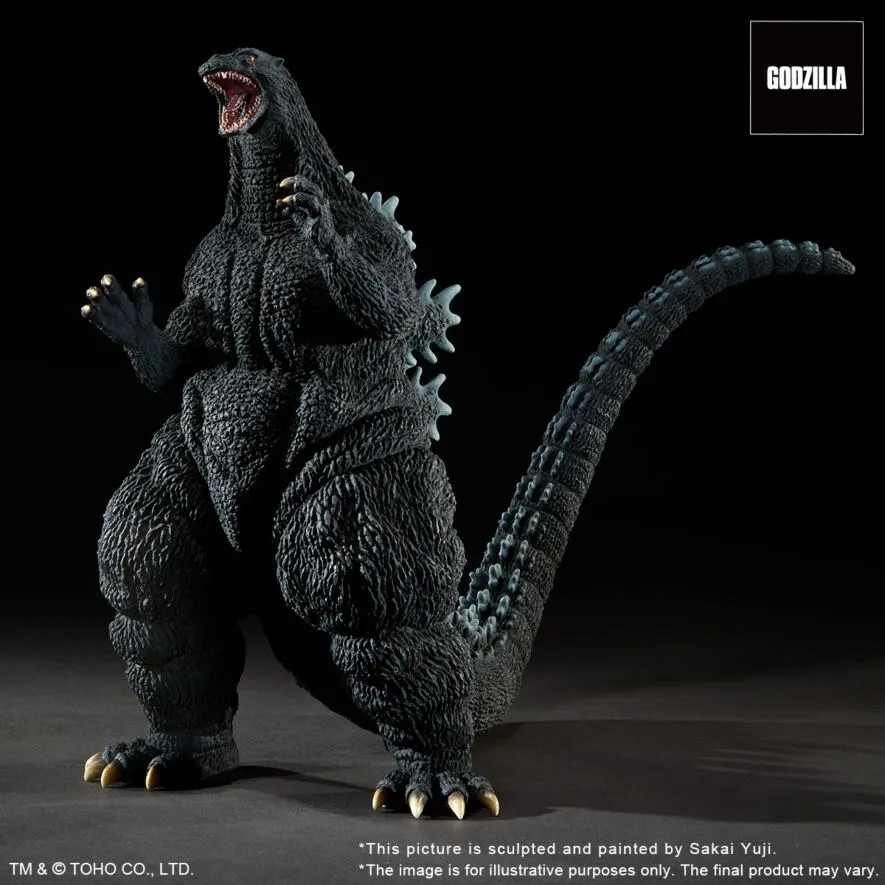 特撮 GODZILLA Sakai Yuji Modeling Kit 30cm X-Plus TOHO 30cm Yuji Sakai Modeling Godzilla, 1995