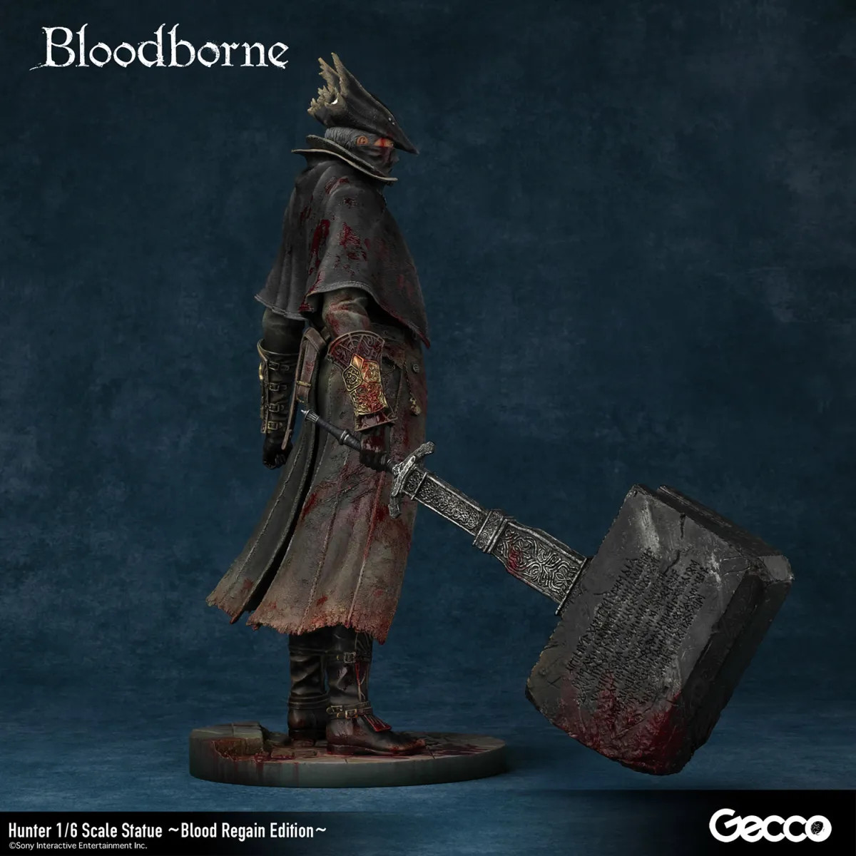 Gecco Bloodborne Hunter Statue Blood Regain Edition