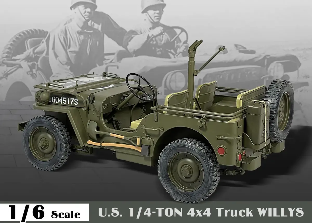 ZY Toys 1/6 Willys Jeep ZYJP001 HobbyGalaxy.com
