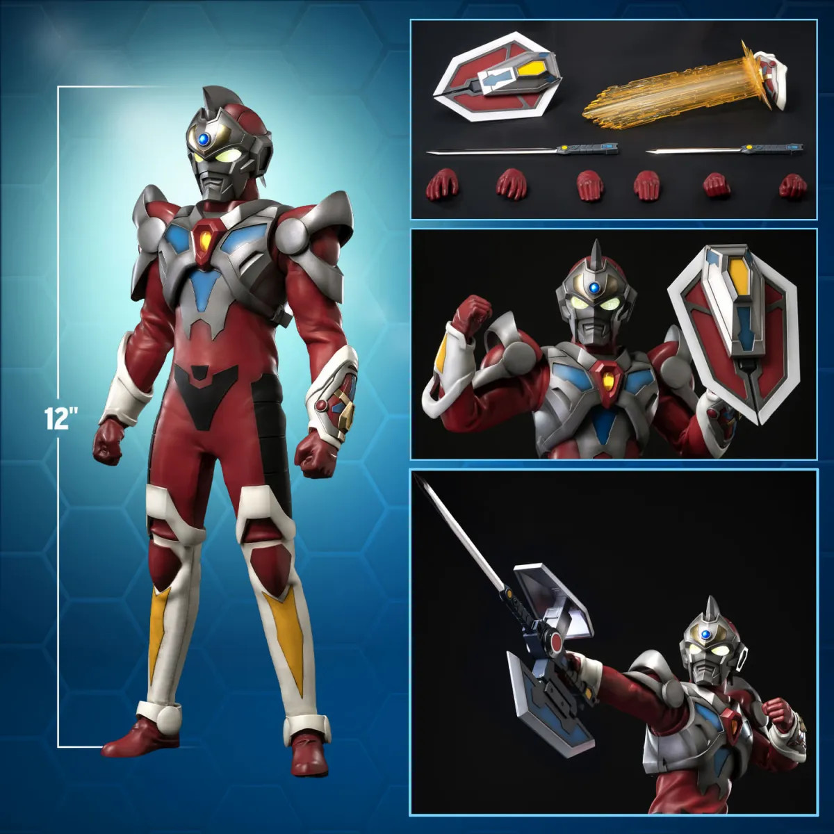 Threezero FigZero Gridman Tokusatsu 12