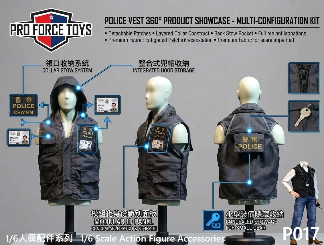 Pre-order PROFORCETOYS P016 HK Police 1/6 | HobbyGalaxy.com