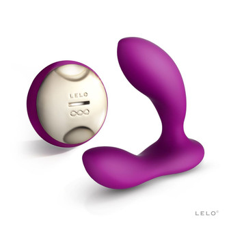 Lelo Hugo Remote Controlled Prostate Massager (Deep Rose)
