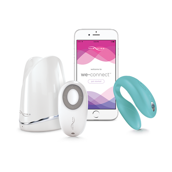 We-Vibe Sync Couples Vibrator With Remote Control (Aqua)