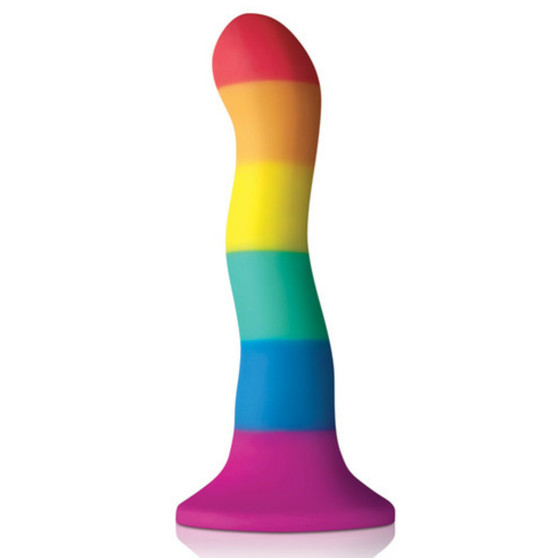 NS Novelties Colours Pride Edition 6" Wave Dildo (Rainbow)