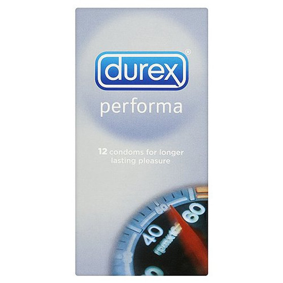 Durex Performa Climax Delay Condoms (12 Pack)