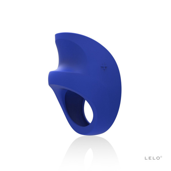 Lelo Pino Luxury Silicone Vibrating Cock Ring (Blue)