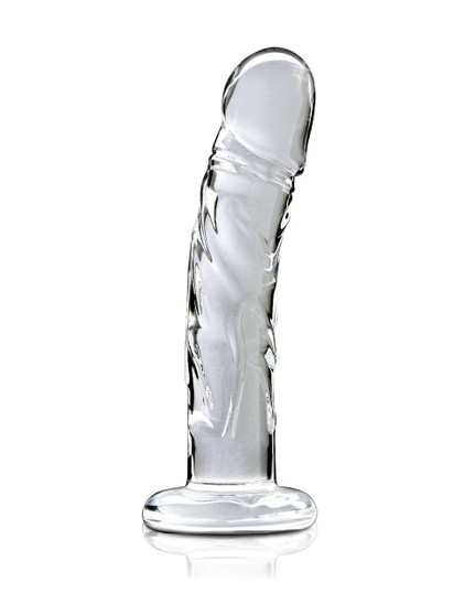 Icicles No. 62 Realistic Glass Dildo With Veiny Shaft