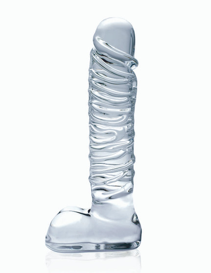 Icicles No. 63 Realistic Glass Dildo With Straight Shaft