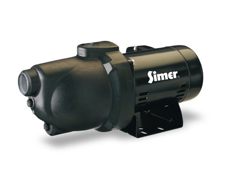 Pentair Simer 3107P 3/4 HP Shallow Well Jet Pump for Efficient Water Supply