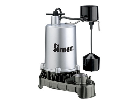 Pentair Simer 4188: 3/4 HP Zinc Body Sump Pump for High Output