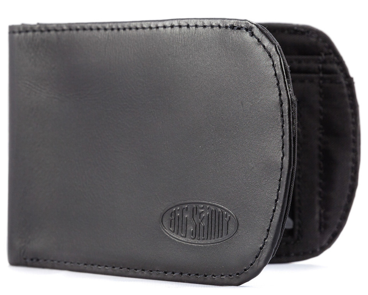【BAL×PORTER】QUILTED LEATHER THIN WALLET Leather Curve Wallet Bi-Fold - BigSkinny.net