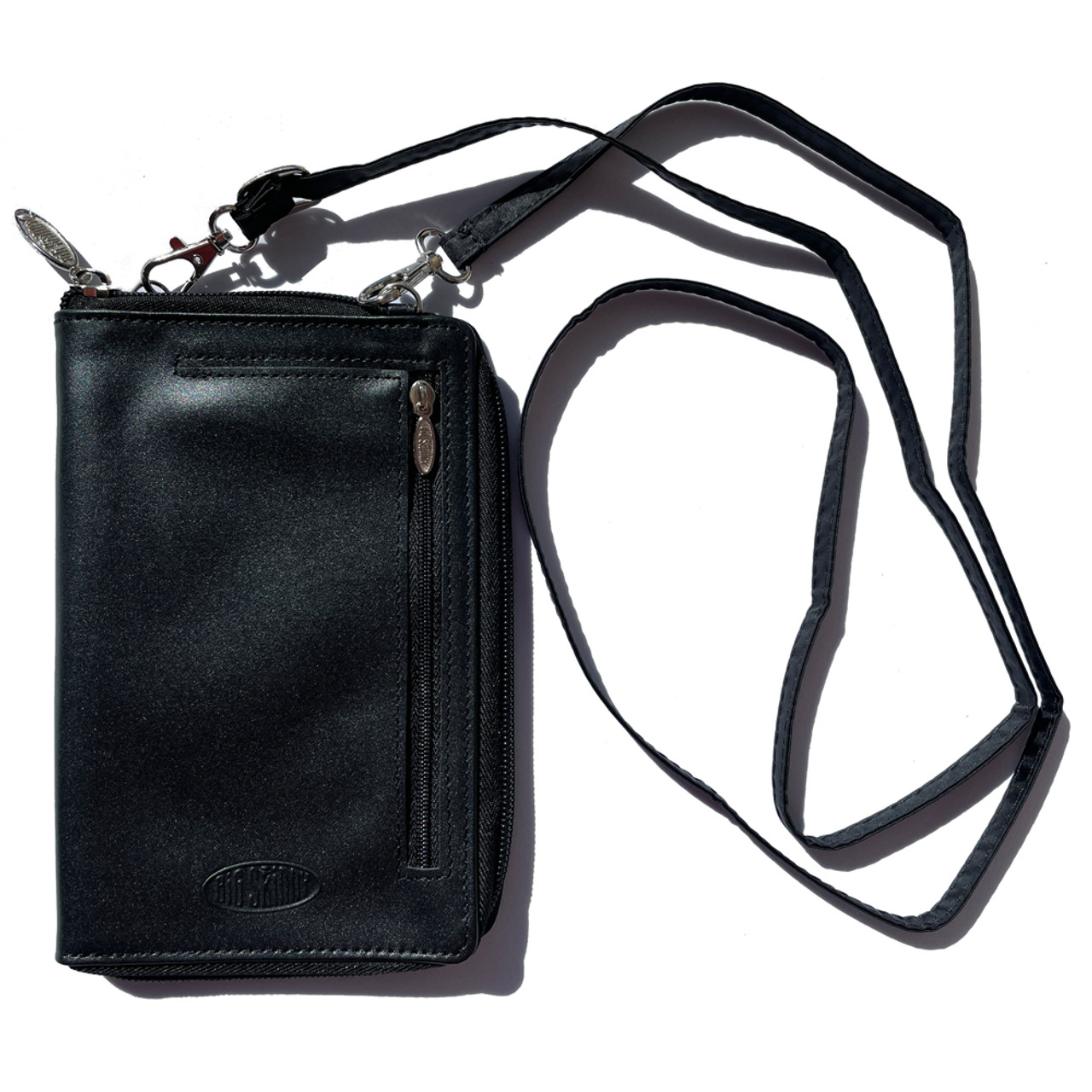 LEATHER RFID BLOCKING CAMBRIDGE CROSSBODY PHONE WALLET