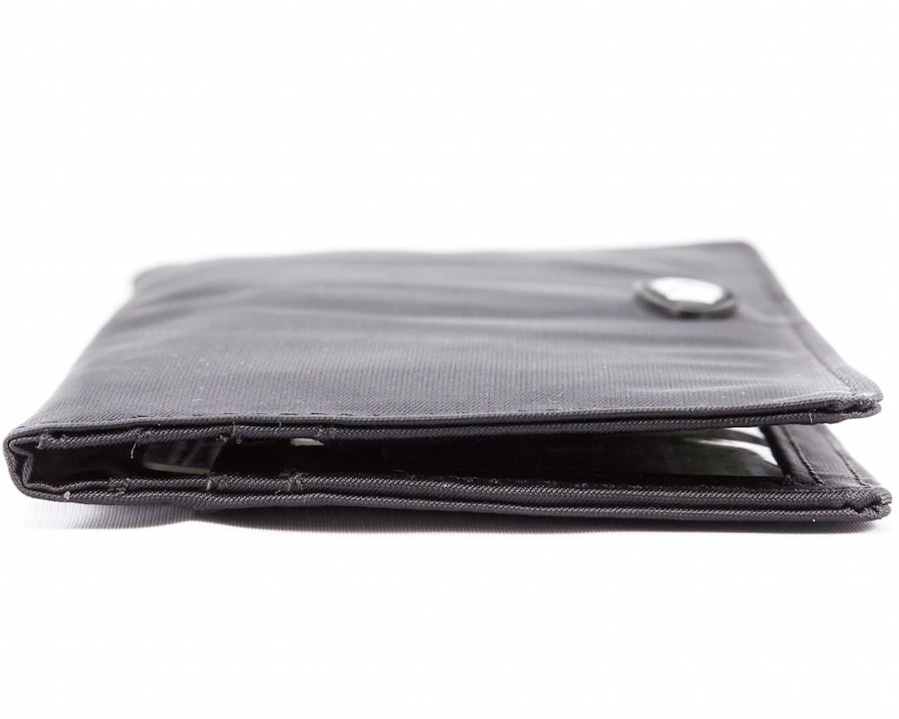  Big Skinny Women's Executive Bi-Fold Checkbook Slim Wallet,  Holds Up to 40 Cards, Lightweight, Black : Clothing, Shoes & Jewelry