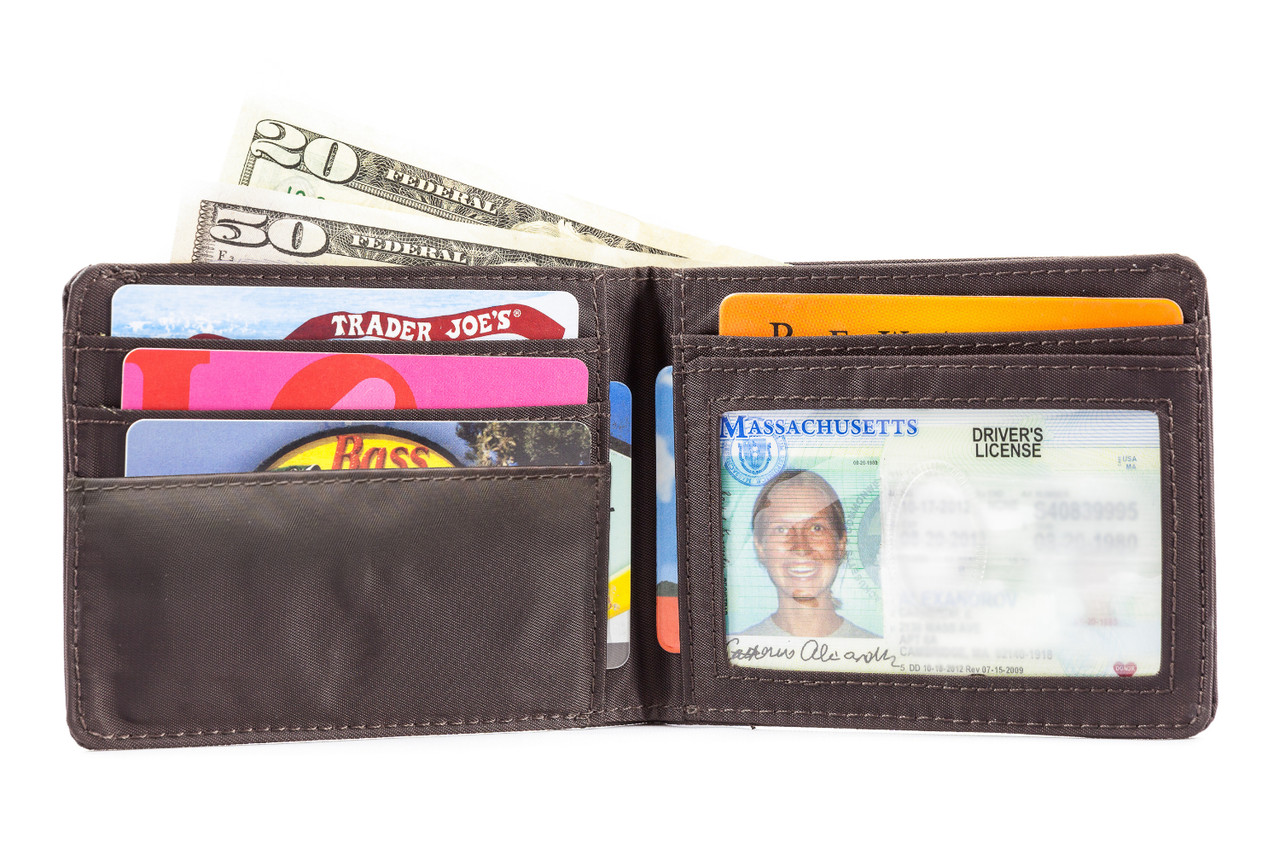 Leather Hybrid Bi-Fold Wallet