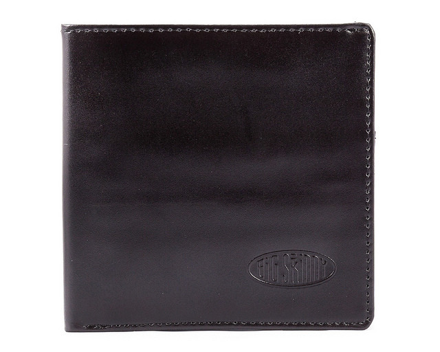 Leather Hybrid Wallet with Zipper Pocket