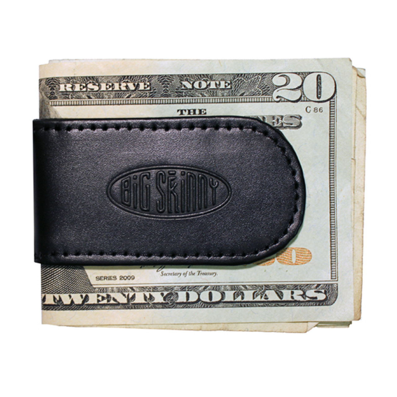 Leather Magnetic Cash Holder and Money Clip