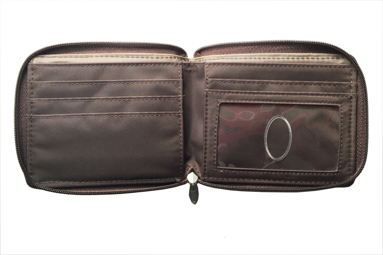 Leather Zipfold Wallet