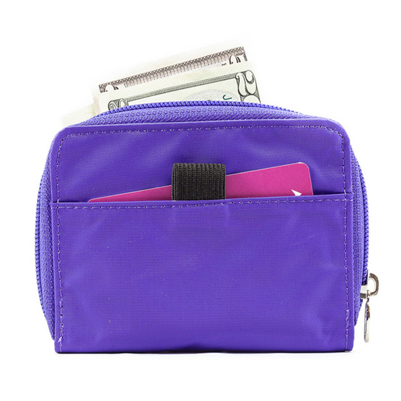 Lynx Wallet with Perimeter Zipper and Zippered Pocket