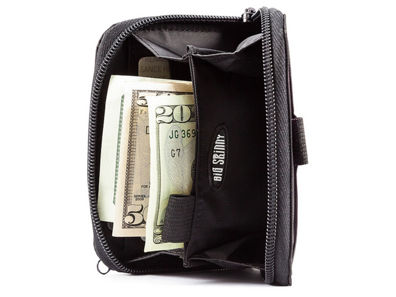 Lynx Wallet with Perimeter Zipper and Zippered Pocket