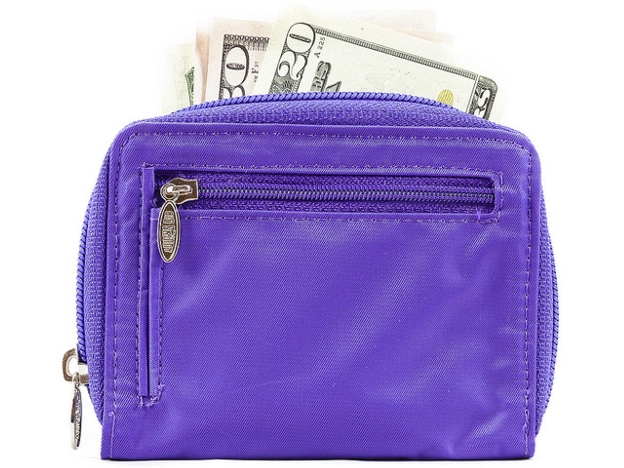 Lynx Wallet with Perimeter Zipper and Zippered Pocket