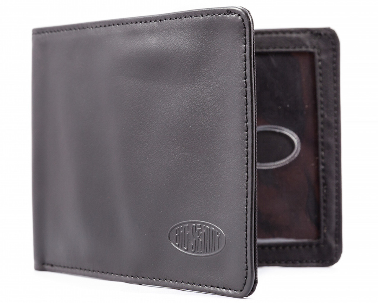 RFID Blocking Leather Super Stretch Skinny Bifold