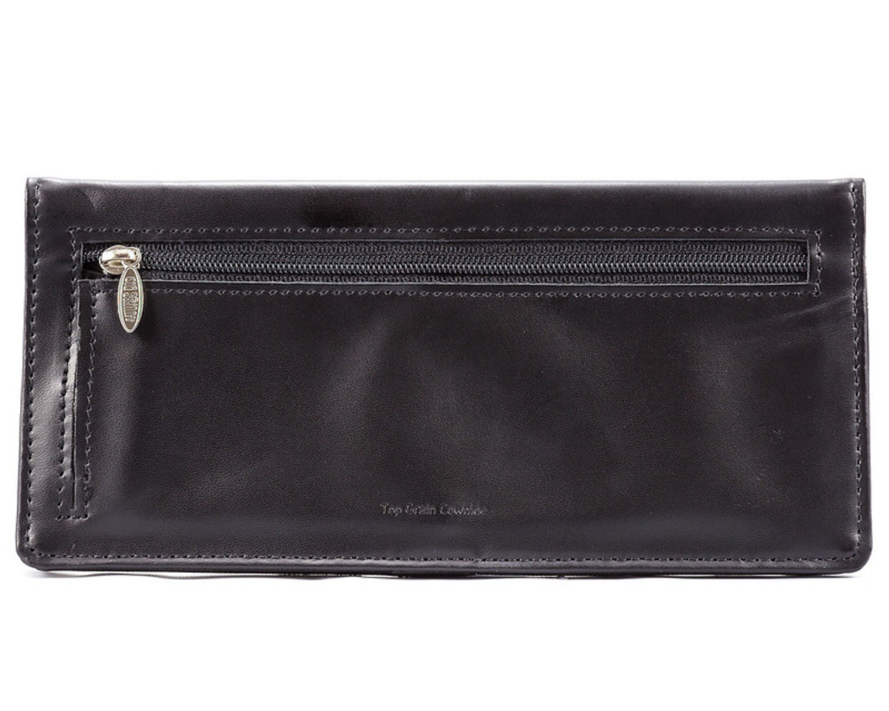 Slim Long Wallet for Women in Black