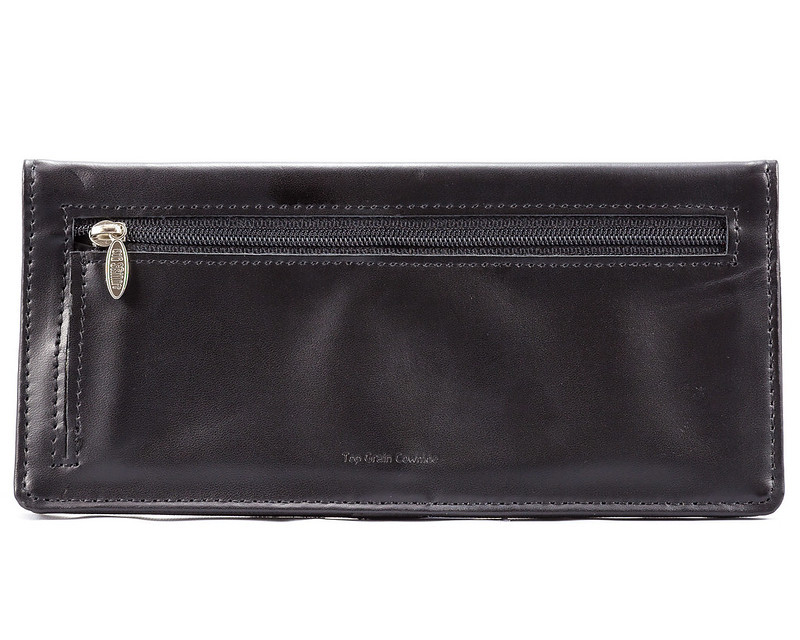 Leather Executive Checkbook Wallet - Main Image