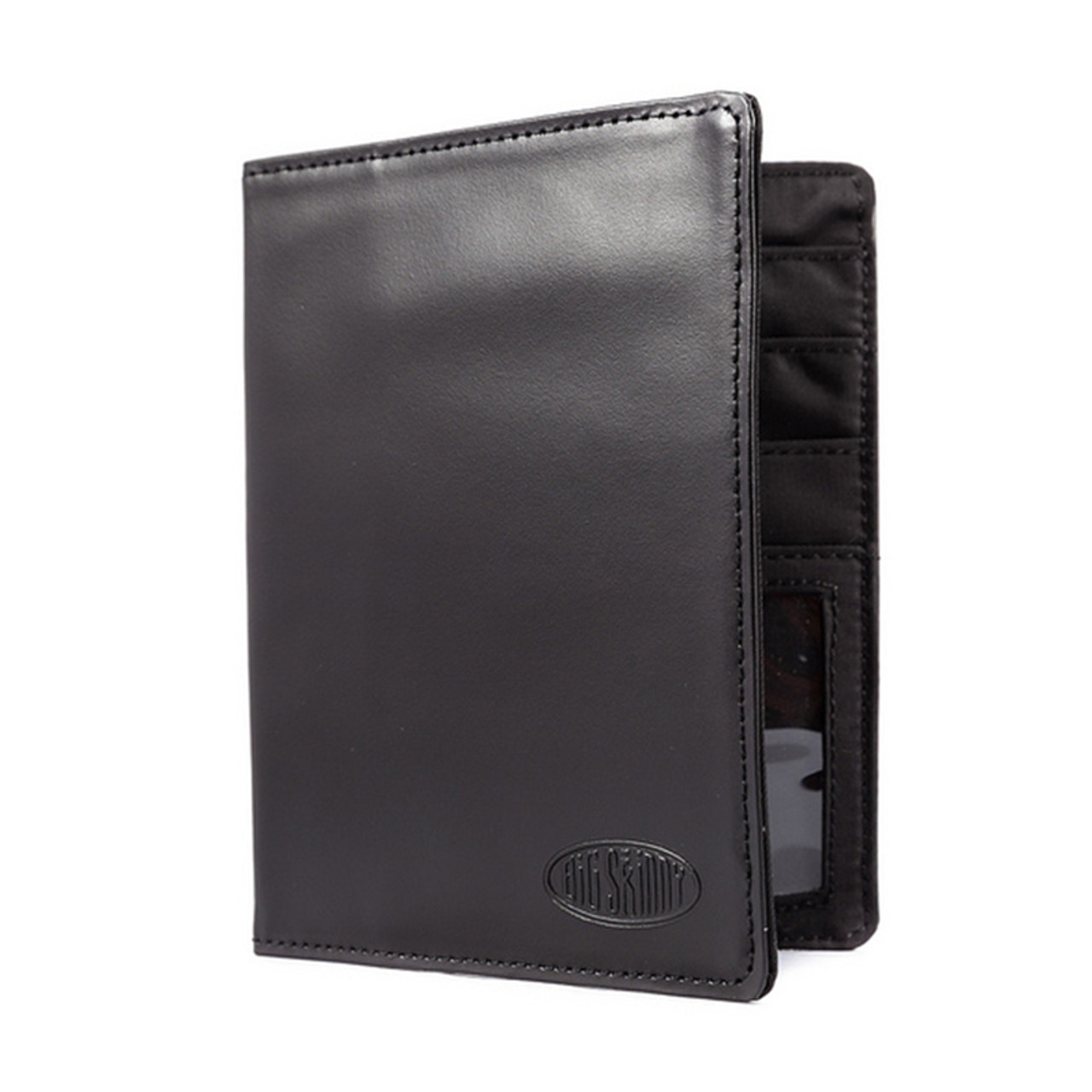 Leather Wallet Bag, Multi Passport Cash Receipt Holder