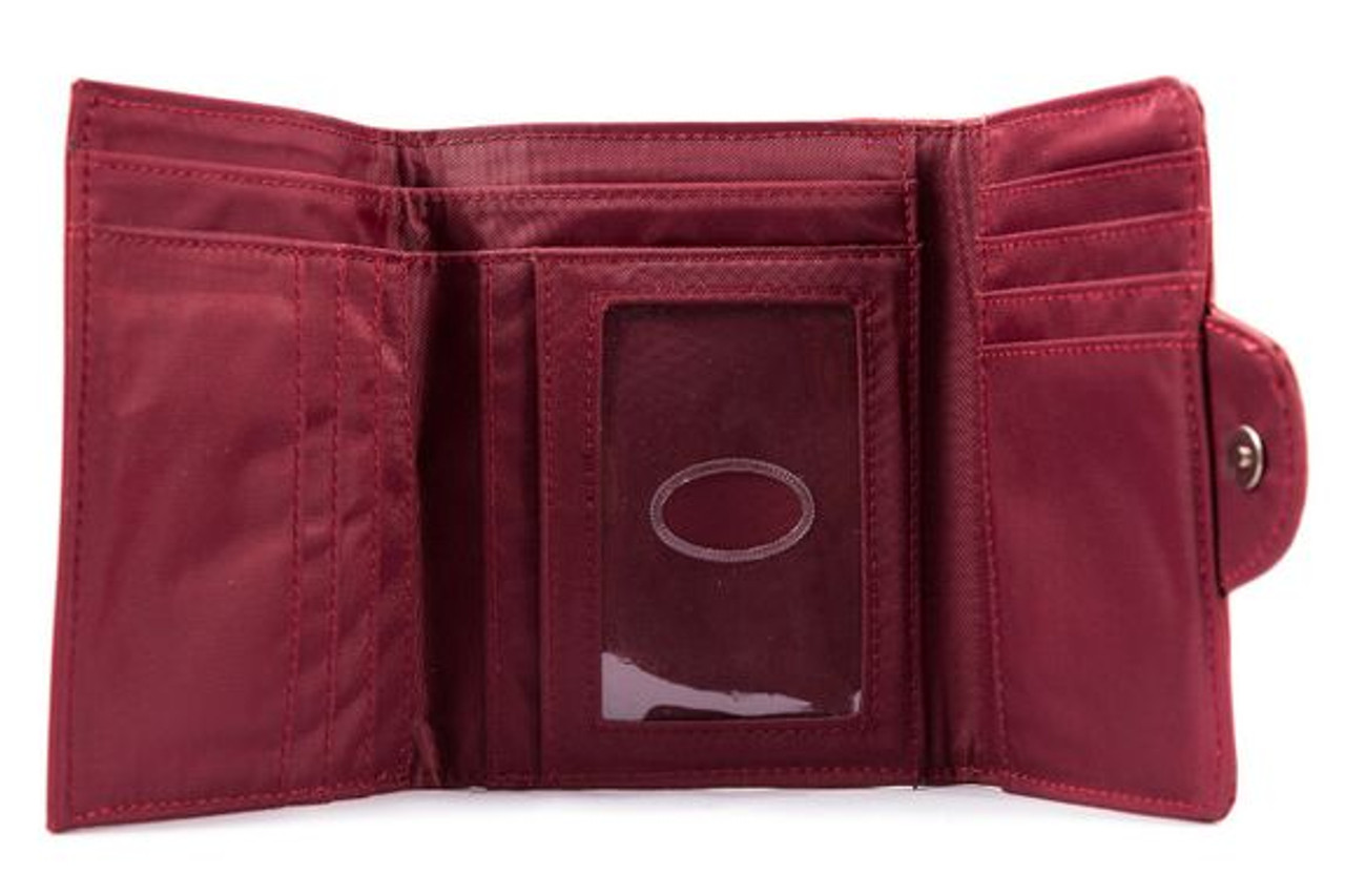 World's Thinnest Leather Women's Tri-Fold Wallet