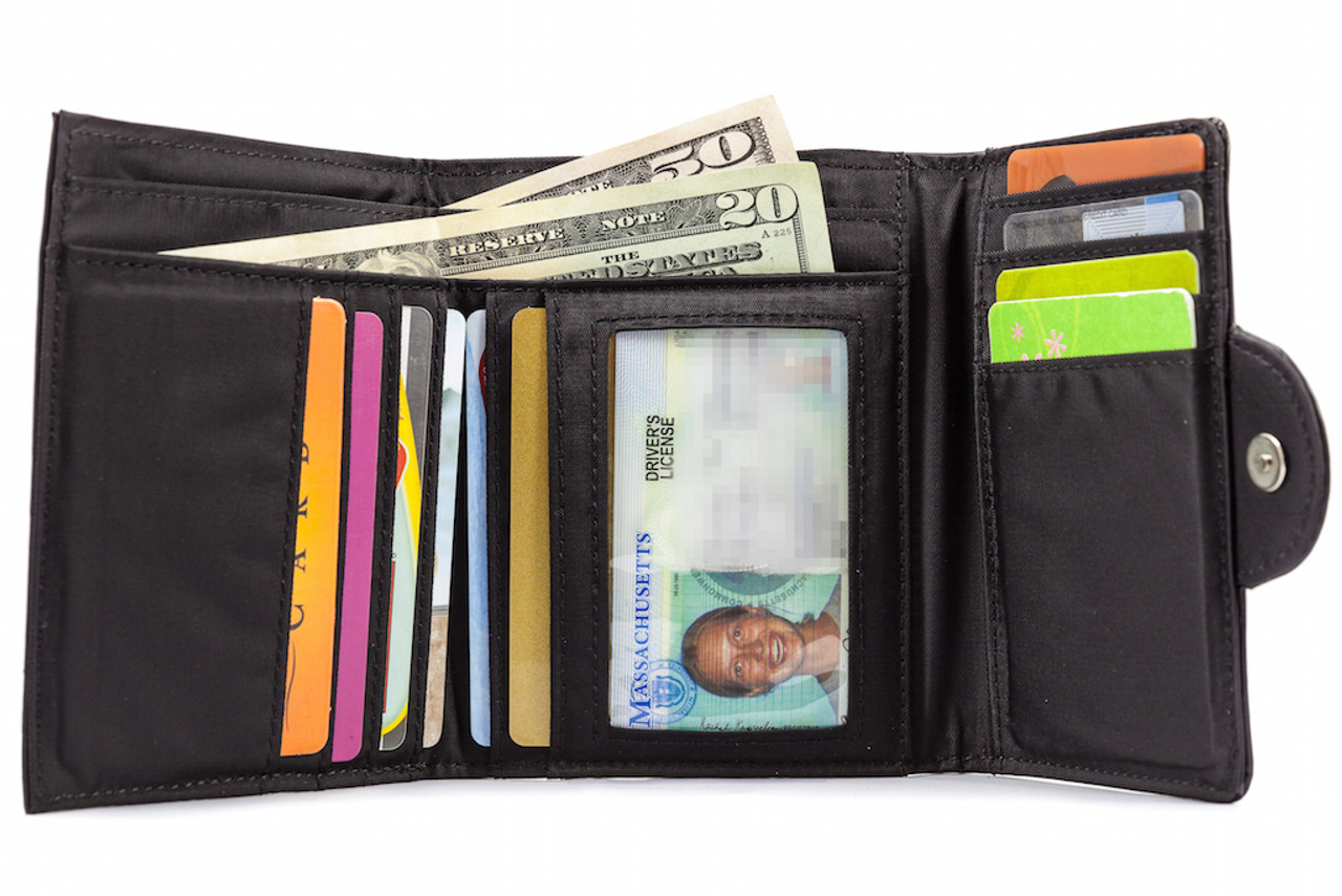 World's Thinnest Leather Women's Tri-Fold Wallet