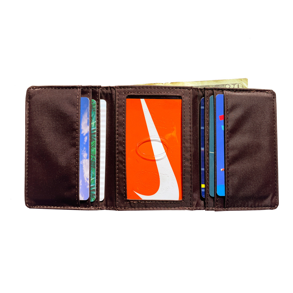 Tri Fold Nike Bifold Wallet Nike Golf Pebble Grain Tri-Fold