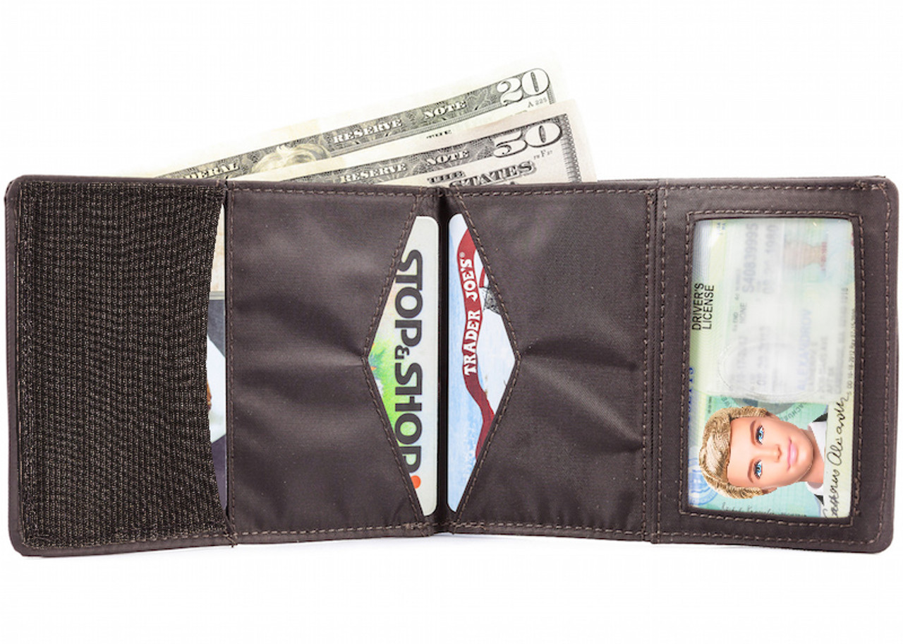 Mens Leather Short Wallet Money Clip Multi Card Card Holder Ultra
