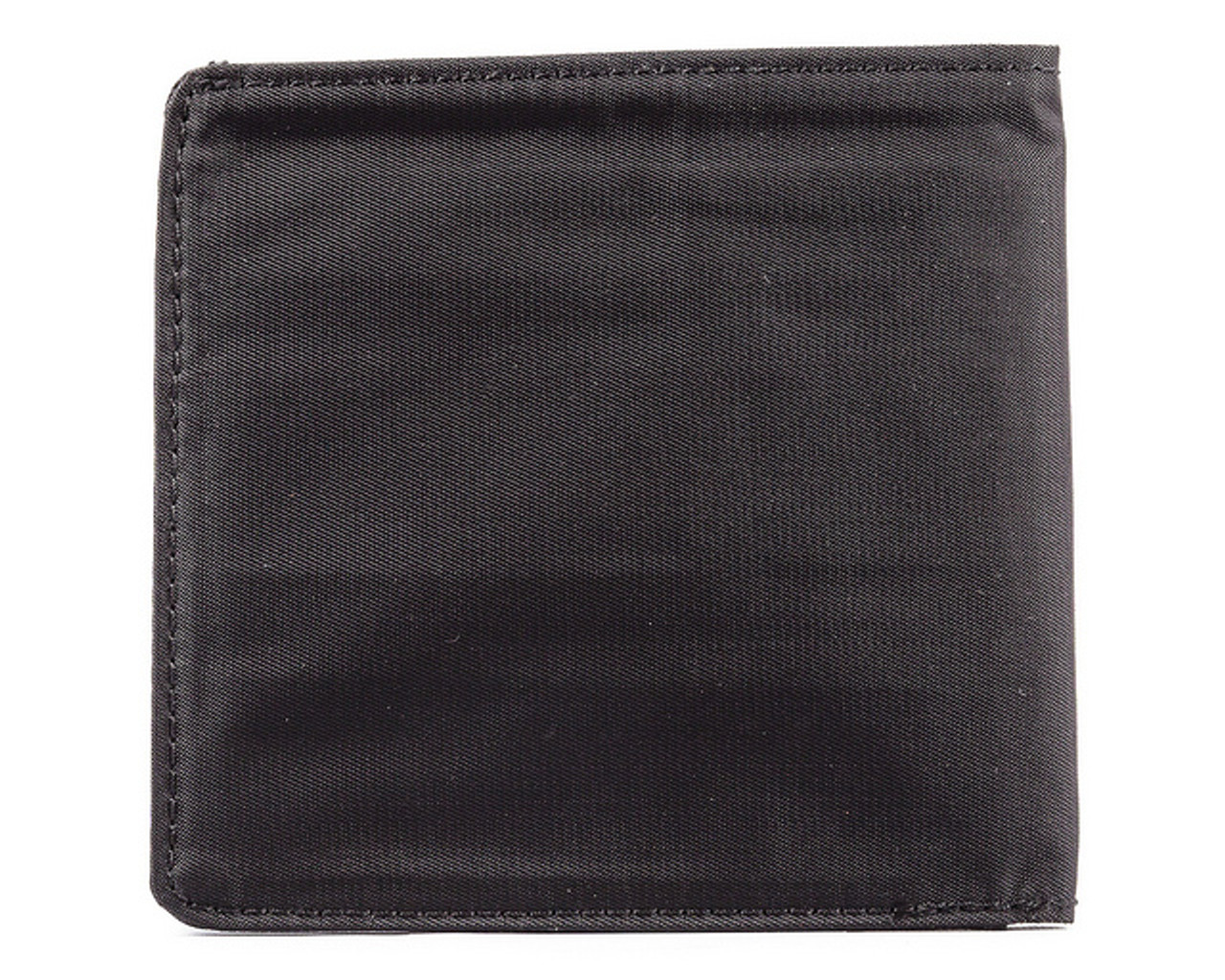 Men's Cash Square Folded Coin Wallet in Black/white
