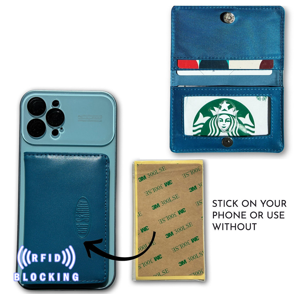 RFID Blocking Magnetic Phone Card Case