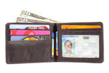 Leather Hybrid Bi-Fold Wallet
