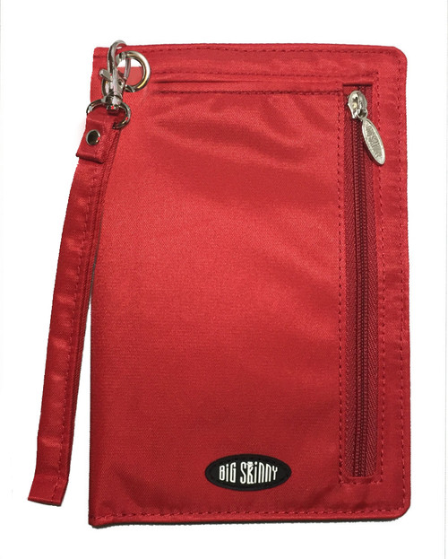 Women's RFID Wristlet Wallet – Nylon Mini Wallet With ID Window, Lipstick Slot & Key Ring