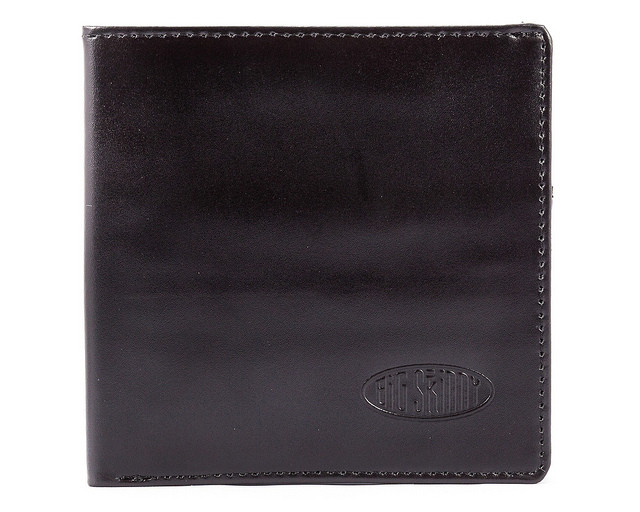 Leather Hybrid World Bi-Fold Wallet
