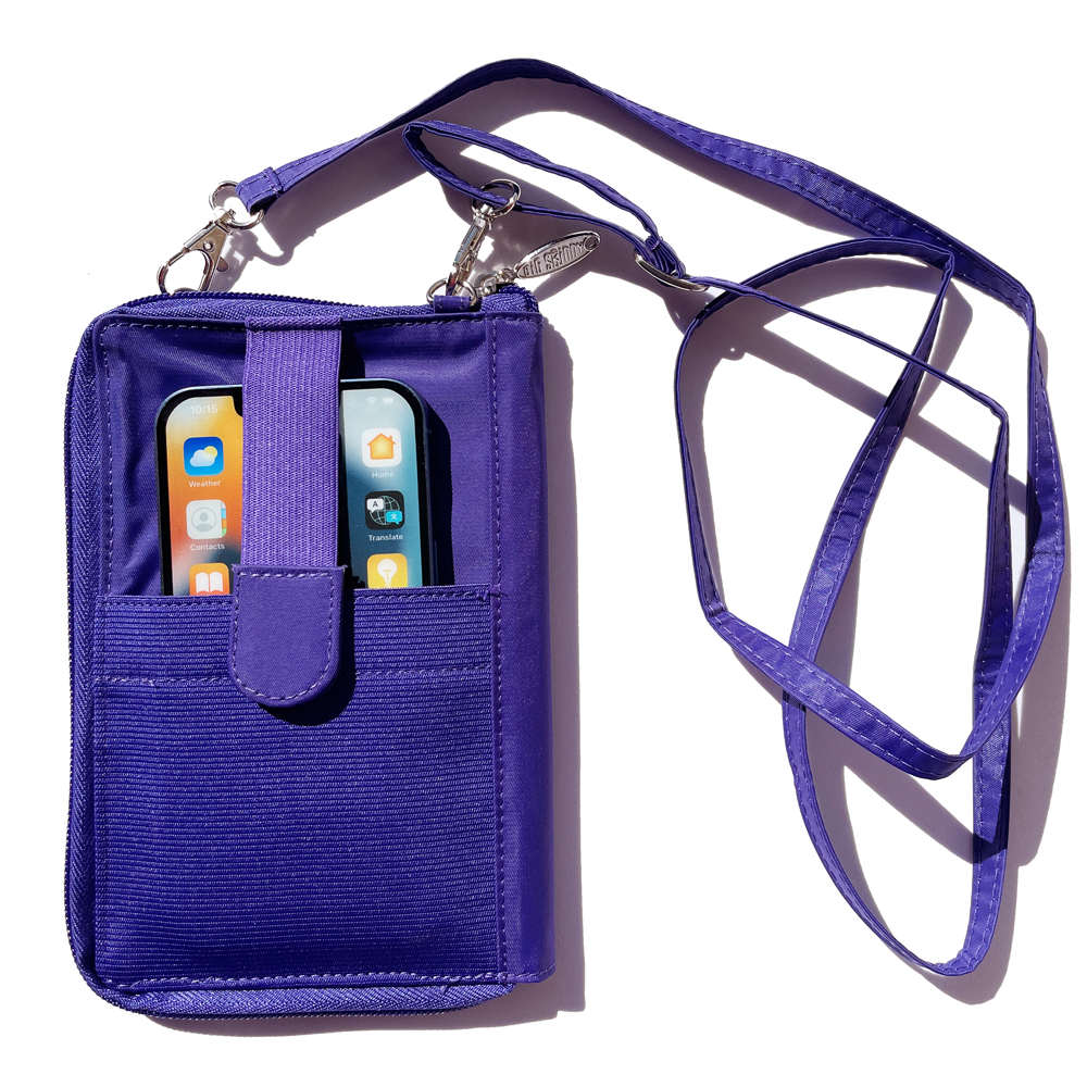 RFID Blocking Cambridge Crossbody Phone Wallet