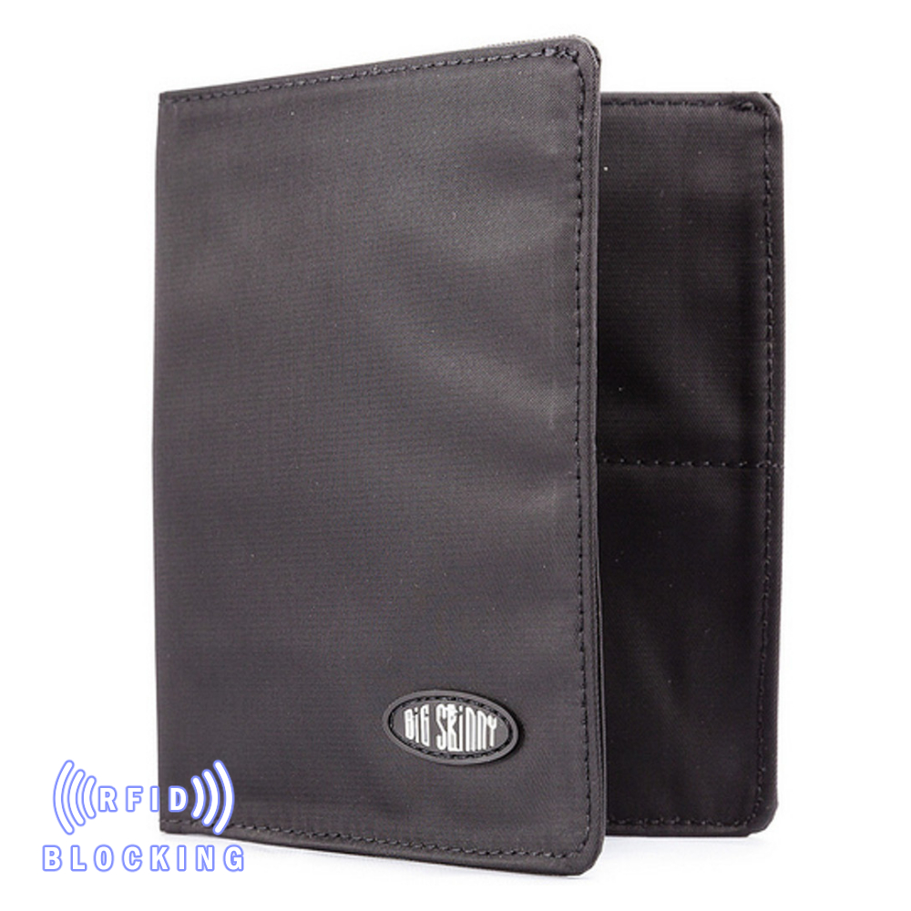 RFID Blocking Leather Hipster Black