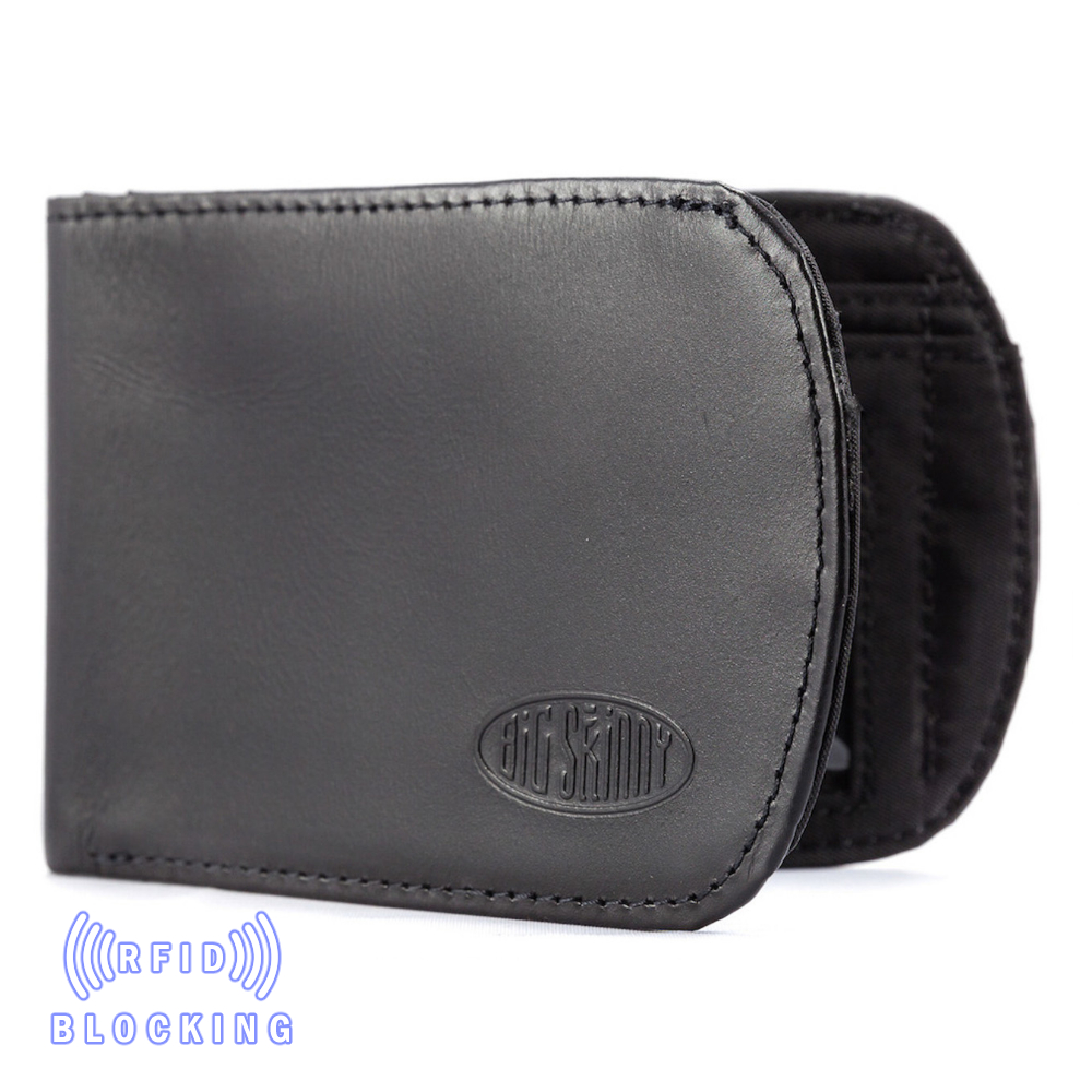 Leather Curve Wallet Bi-Fold - BigSkinny.net