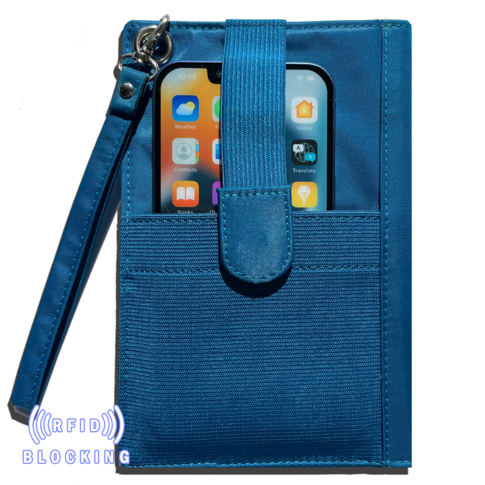 RFID BLOCKING NYLON PLUS-SIZED myPHONE WALLET