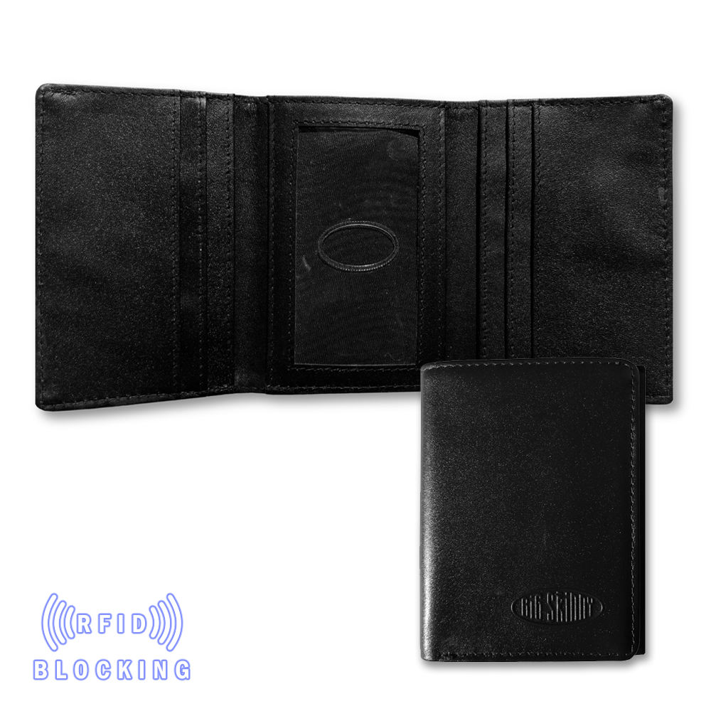 Full Leather RFID Blocking Trifold