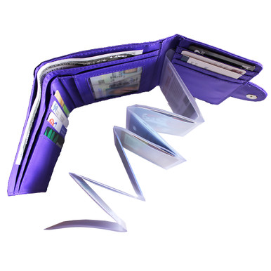 ☆COURONNE☆ Le Temp Accordian Card Wallet RCWGX25141BKX Le Temps Accordion Card Wallet (卡包) - COURONNE - 时尚馆