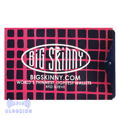 card blocking sleeve RFID Funky Bright Individual Credit Card Sleeves