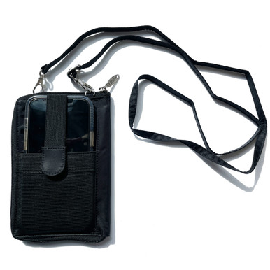 Wallet body bag／ミニポーチ付／black mesh Amazon.com: Small Leather Crossbody Bag for Women Clutch