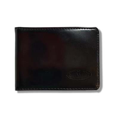 Leather Acrobat Money Clip Bi-Fold Wallet