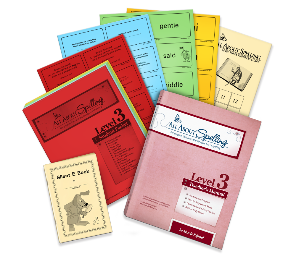 All about spelling level 3 materials all about learning press inc 