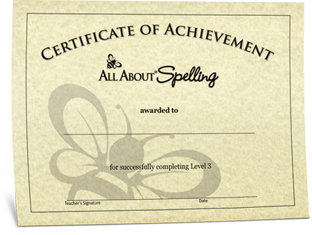 All about spelling level 3 materials all about learning press inc 