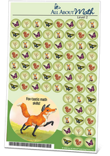 All About Math Level 2 Stickers