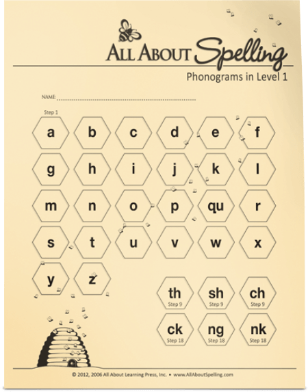 All About Spelling Level 1 Materials All About Spelling Level 1 Materials